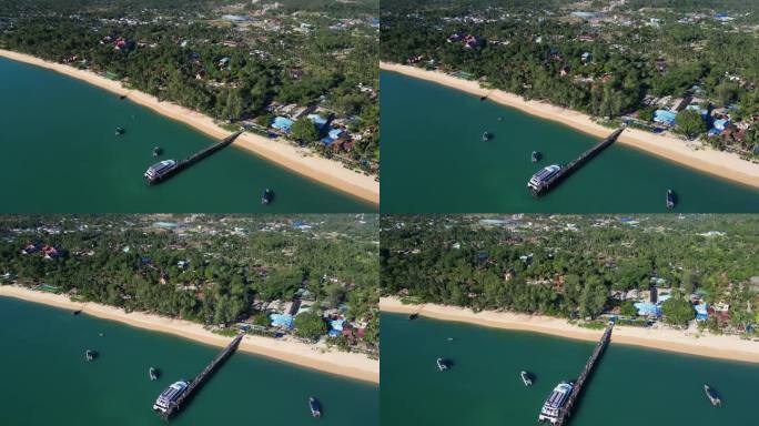 普拉兰码头是一个连接港口，高速渡轮和水上出租车将游客从泰国湾的苏梅岛和涛岛带到东南亚。