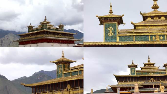 山南 西藏桑耶寺大殿外观