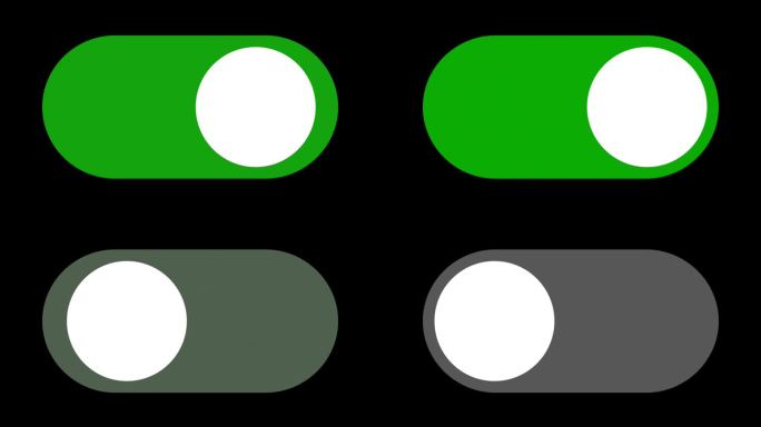 设备GUI中设置开关的可视化。