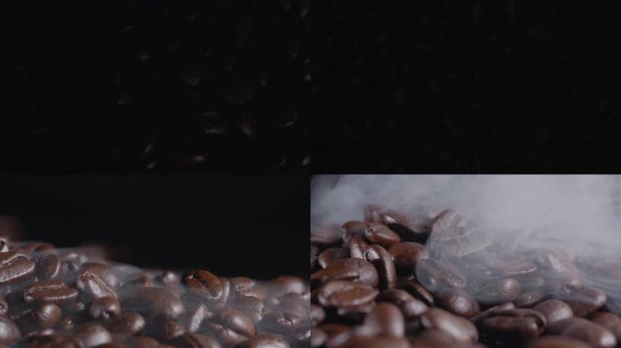 咖啡豆高清拍摄