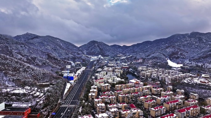 烟台烟台山雪景