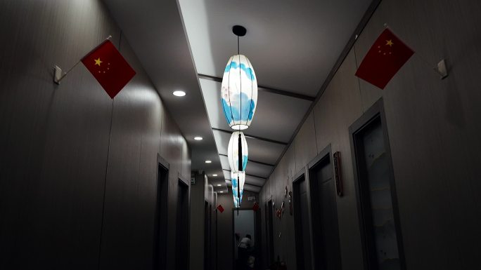 中式装饰灯笼视频素材