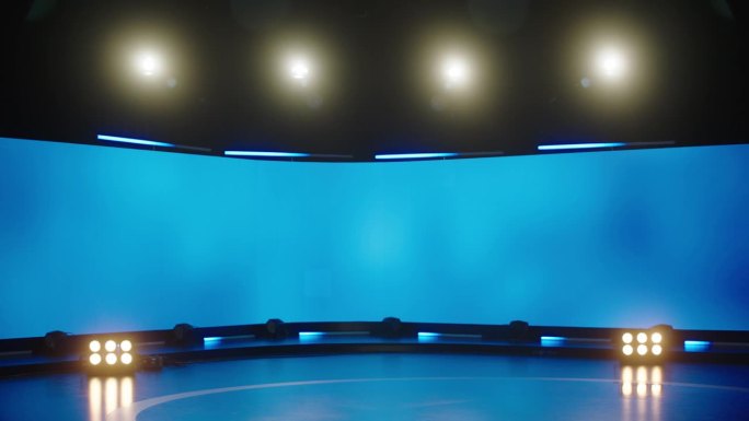 [Z05] -专业照明设备和led屏幕-电视演播室，布景，舞台，竞技场-小车拍摄和平移