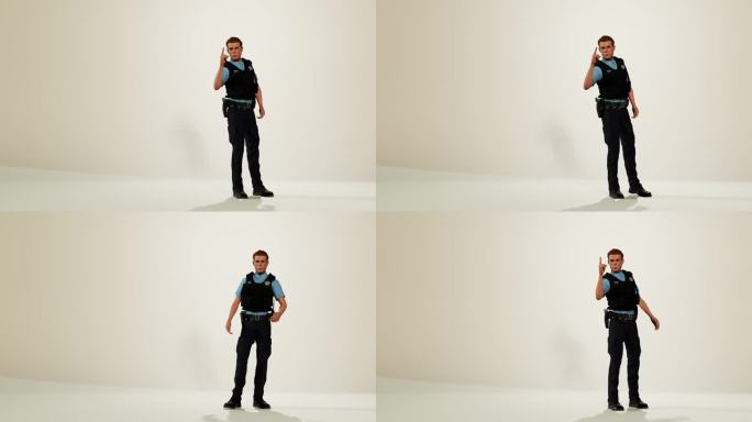愤怒的警察- 3D角色动画