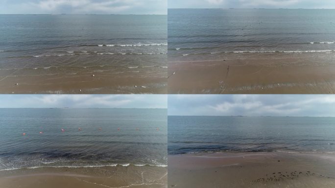 秦皇岛 金梦海湾  航拍 原素材 高清