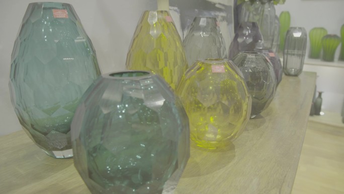 12玻璃展会 玻璃 琉璃水晶 花瓶水果盘
