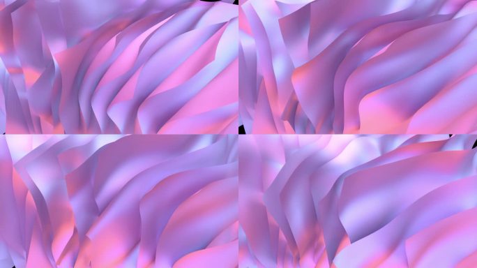 抽象的波浪层粉红色的动画背景