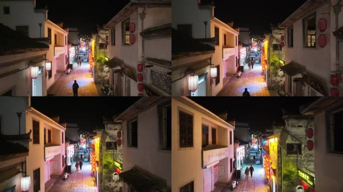 安徽黄山宏村航拍