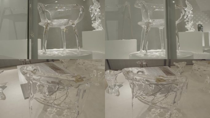23玻璃展会 玻璃制品 琉璃 玻璃椅子
