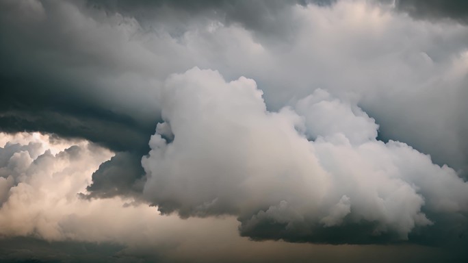 乌云阴天乌云密布大雨将至空境云翻滚龙卷风