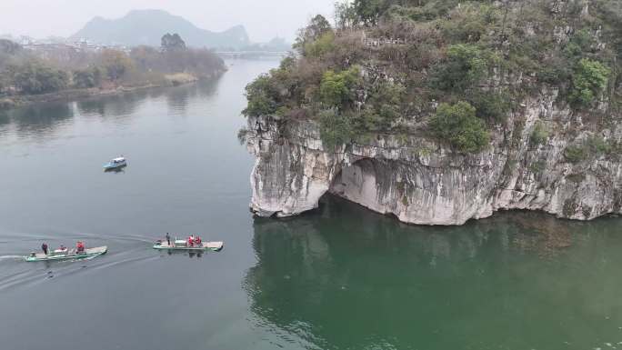 桂林山水4k航拍