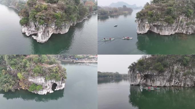 桂林山水4k航拍