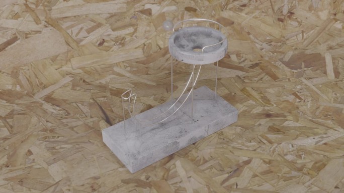 滑球循环3D动画