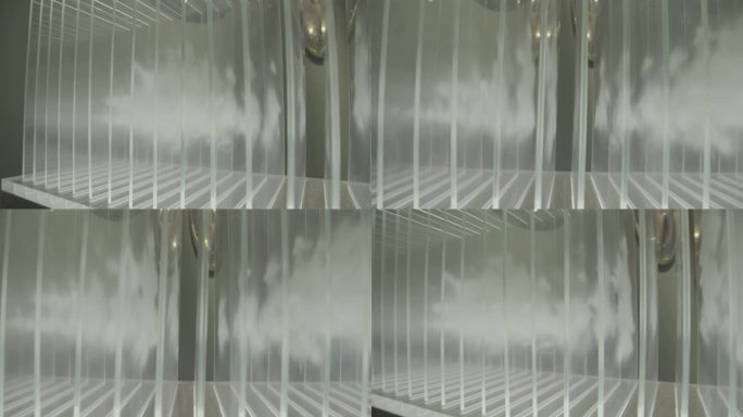 06玻璃展会 装置艺术 云朵 玻璃云4K