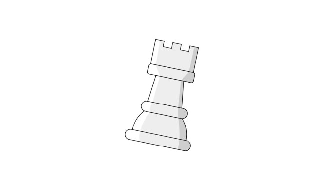 动画视频的车棋子图标