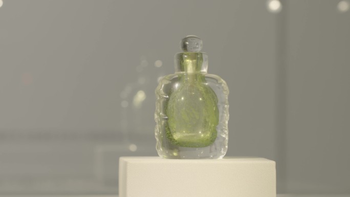 09玻璃博物馆 玻璃 琉璃瓶 历史展4K
