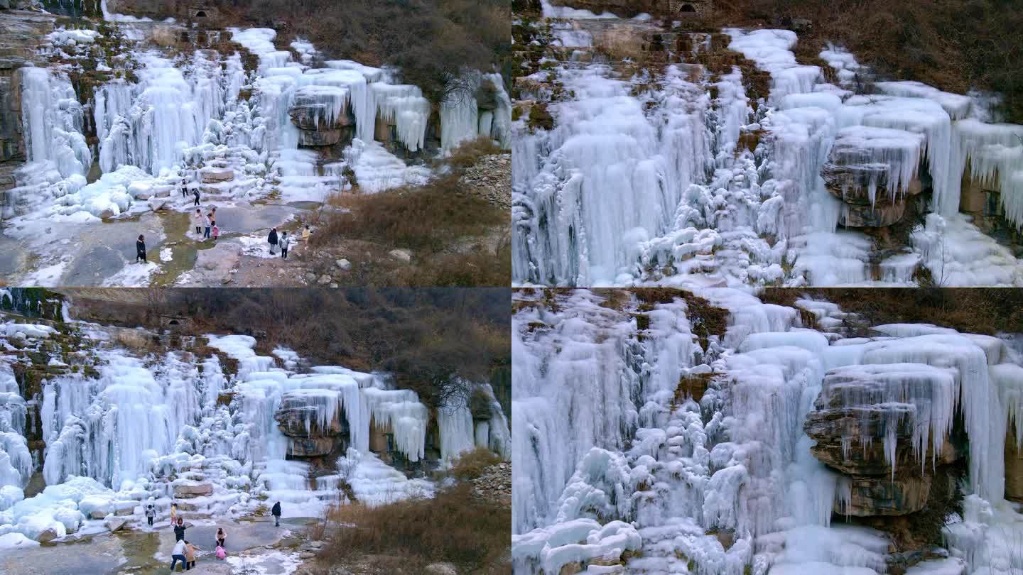 山西冰瀑冰挂-4K阳泉水占