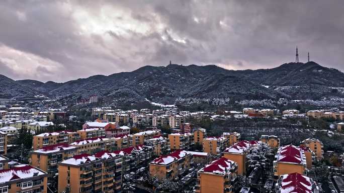 烟台烟台山雪景