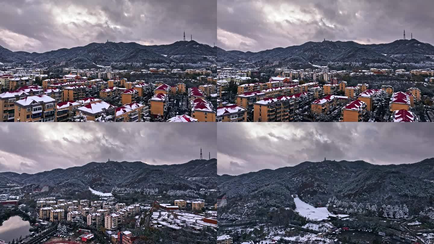 烟台烟台山雪景