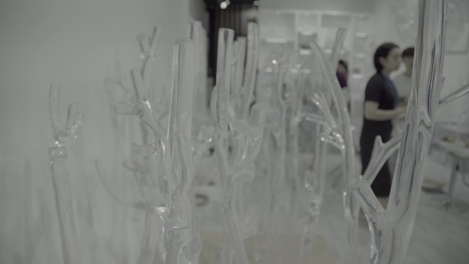03玻璃展会 玻璃 琉璃水晶 冰造型灯具