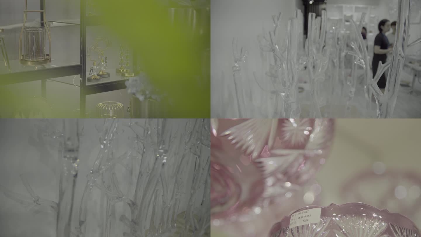 03玻璃展会 玻璃 琉璃水晶 冰造型灯具