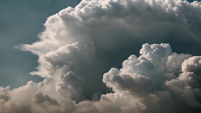 乌云阴天乌云密布大雨将至空境云翻滚龙卷风