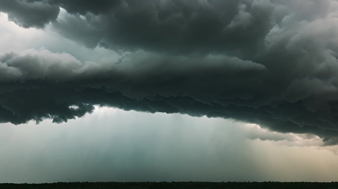 乌云阴天乌云密布大雨将至空境云翻滚龙卷风