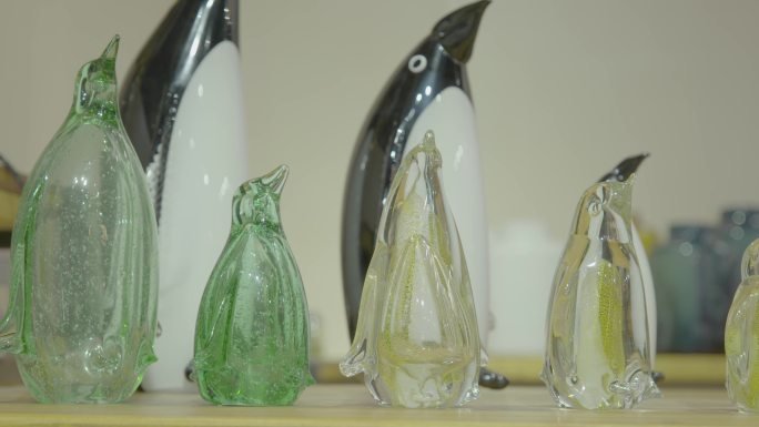 05玻璃展会 玻璃 琉璃 玻璃器皿 企鹅