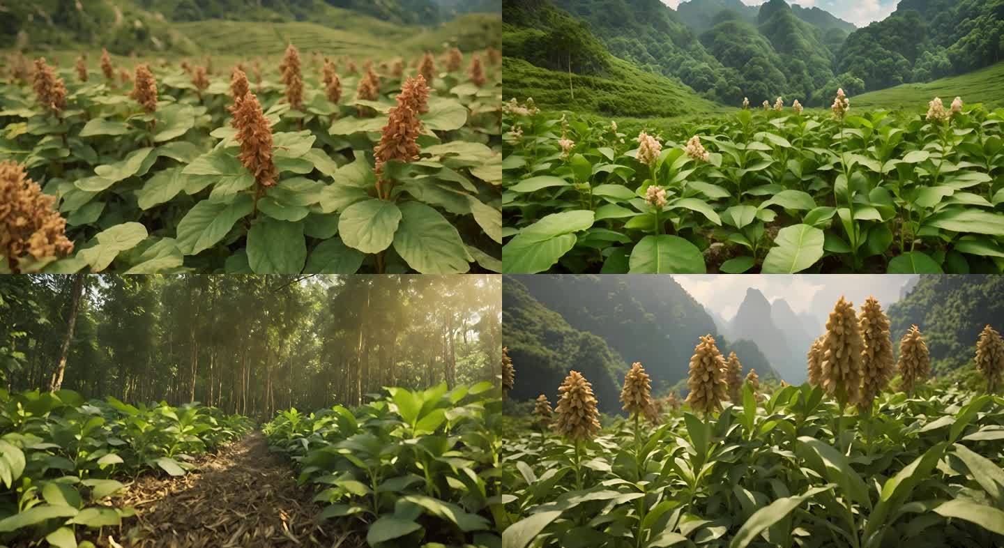 中草药种植园三棱山奈