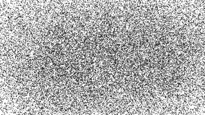 在白色背景上分割成数千个粒子的粒子文本-分离的alpha通道