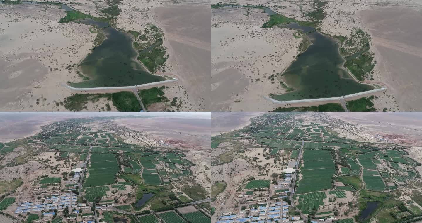 新疆哈密：航拍哈密瓜原产地核心种植区