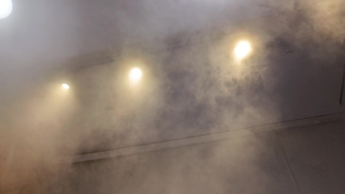 蒸汽烟雾缭绕逆光面包制作过程蒸笼蒸水蒸气