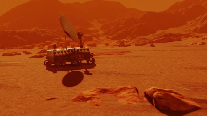 火星机器人搜索红色星球表面