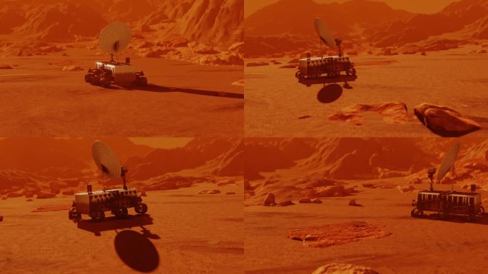 火星机器人搜索红色星球表面