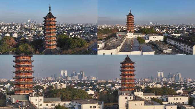 苏州宣传片片头各焦段北寺塔鸽子