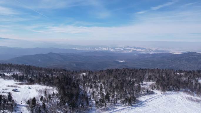 长白山雪岭