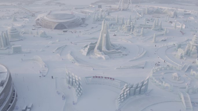 2024年第二十五届冰雪大世界航拍