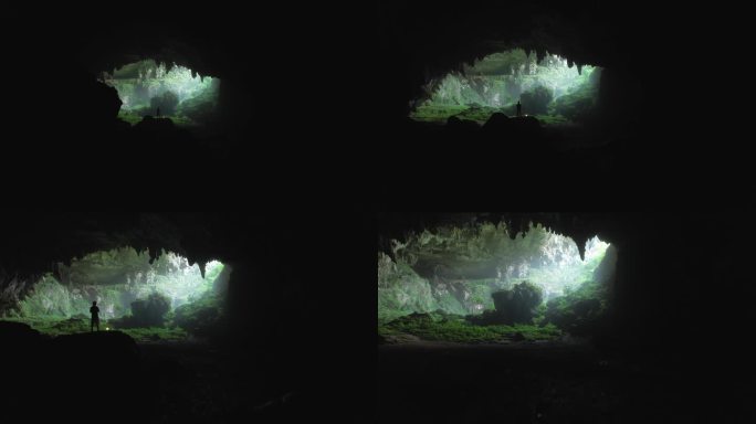 广西凤山江洲地下长廊喀斯特地貌洞穴