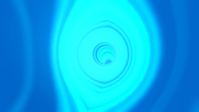 循环动画，飞过一个蓝色的管子。
