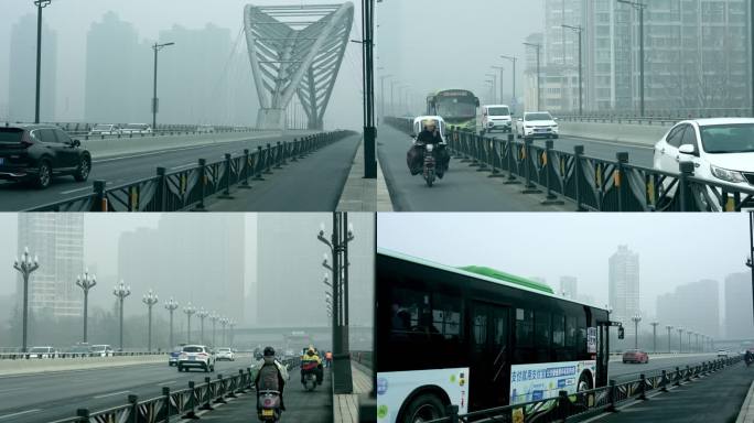 雾霾笼罩城市-2