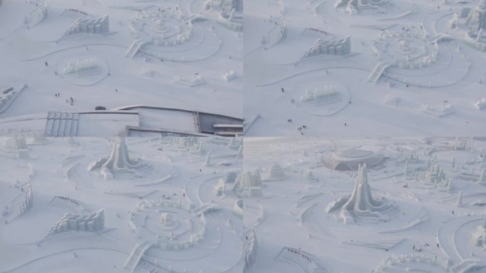 2024年第二十五届冰雪大世界航拍
