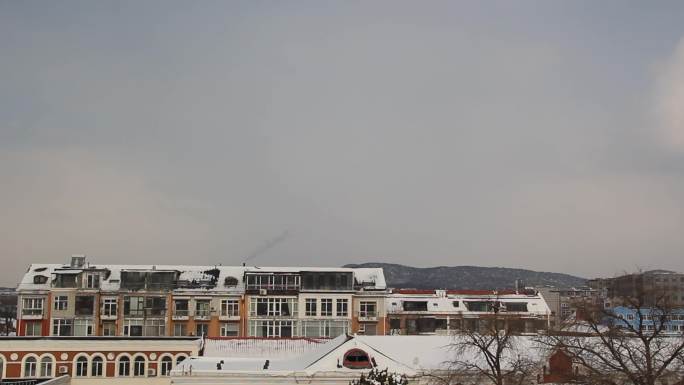 4k延时雪花飘雪下雪瑞雪兆丰年飞雪迎春到