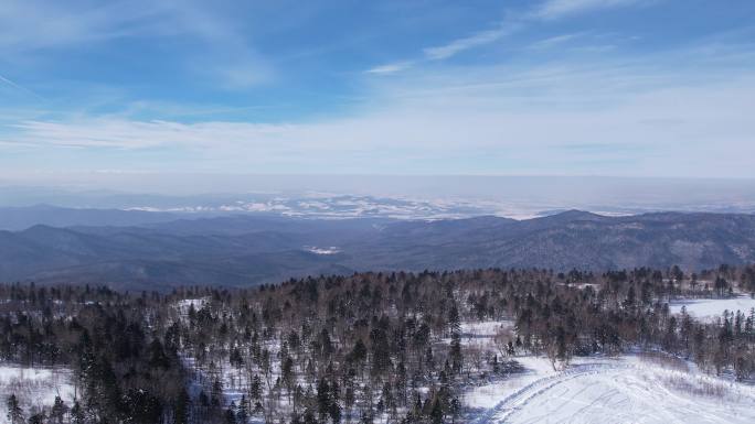 长白山雪岭