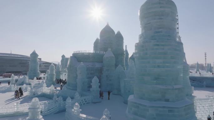 东北冰雪大世界航拍合集