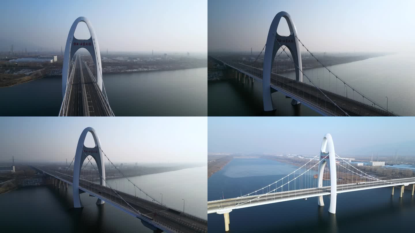 航拍北京密云云蒙大桥