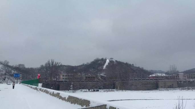 古长城 旧长城 雪景