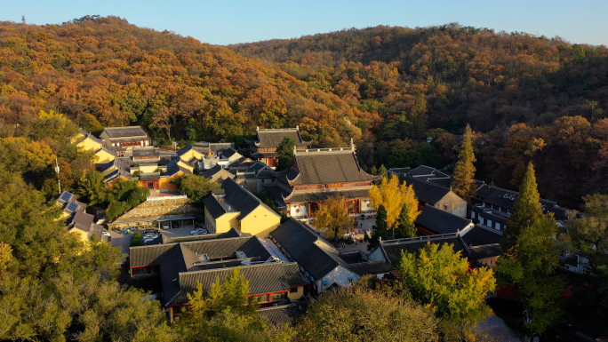 南京栖霞山栖霞寺秋景