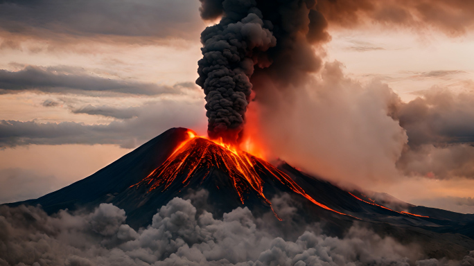 超震撼火山爆发合集