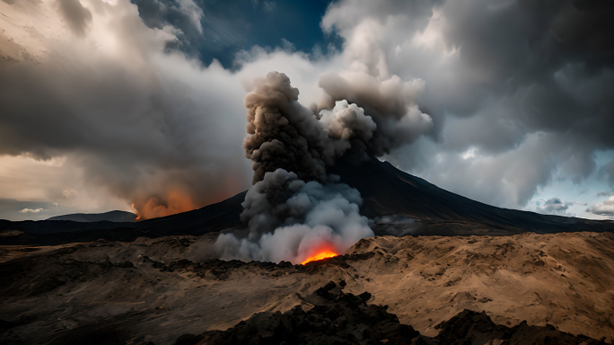 超震撼火山爆发合集