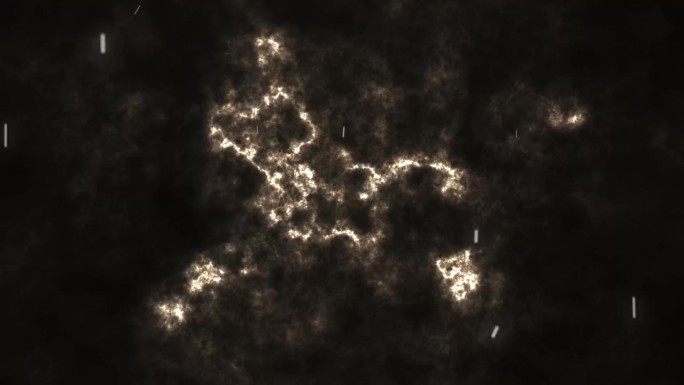 白色粒子黑色云雾烟雾光白光背景循环视频4K